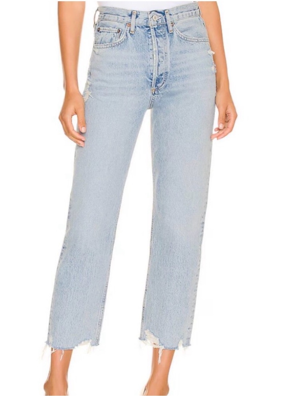 Agolde 90’s crop jean “nerve”
